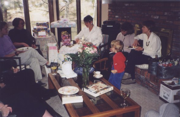 Jen and Friends at Baby Shower